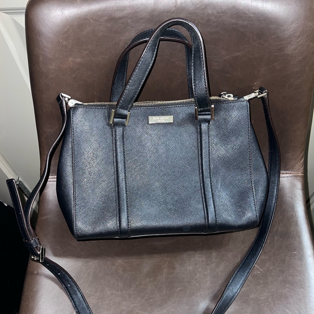 Kate Spade Black Leather Handbag Vintage